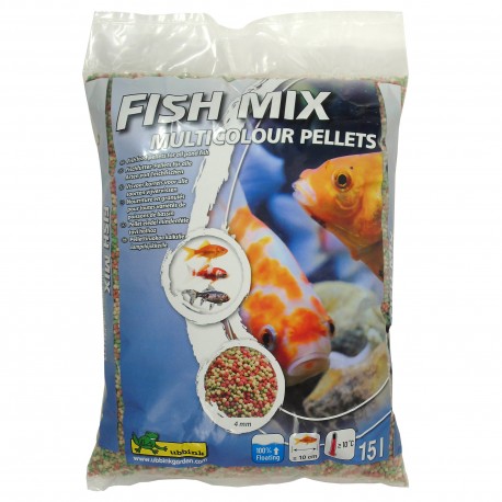 Fish Mix Multicolour Ubbink Aliments Poisson 15 Litres